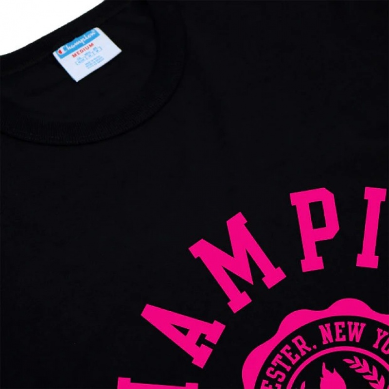 Camiseta Champion Life Arch Rny Torch Preto